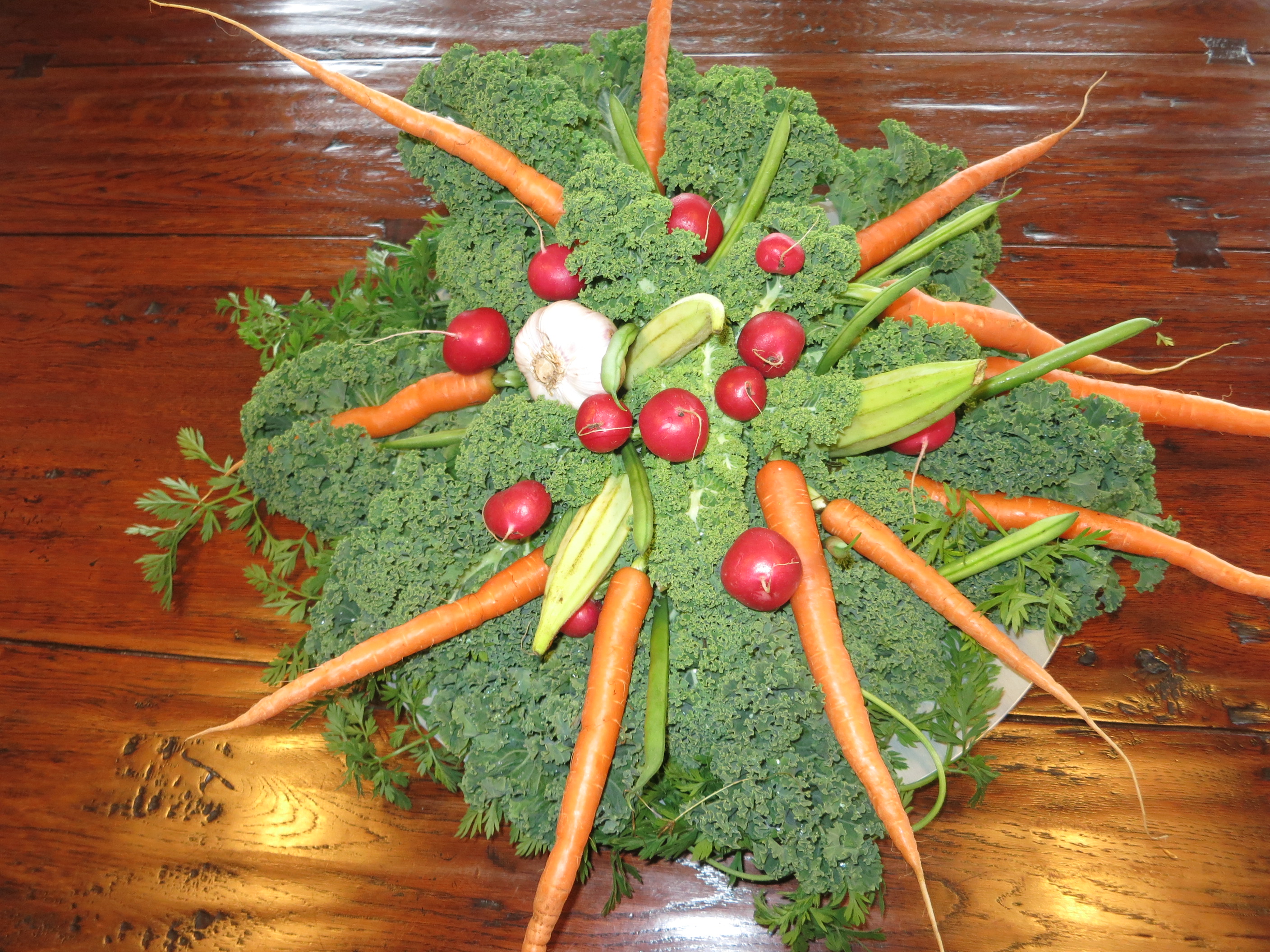 Bosje groente bloemen